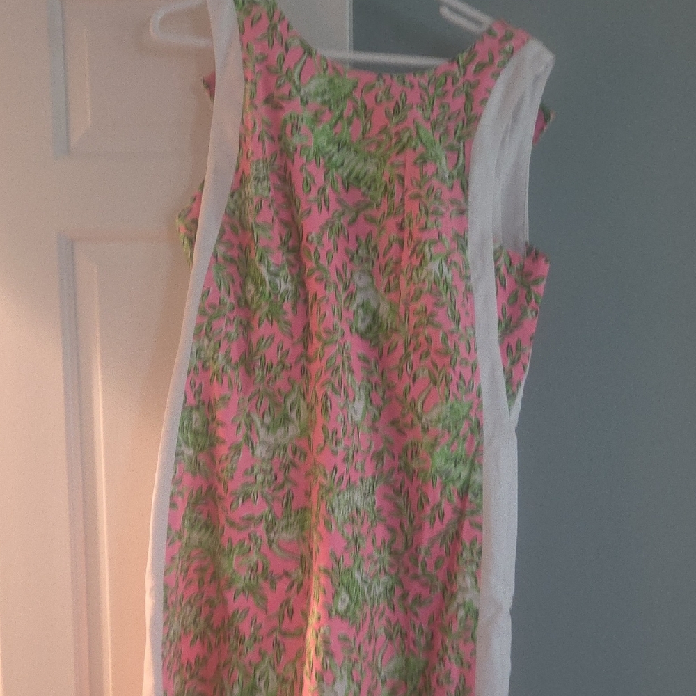 Lilly Pulitzer Pink and Green Floral Dress